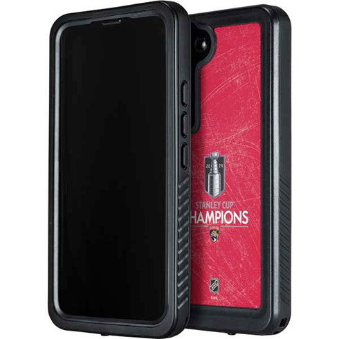 NHL 2024 Stanley Cup Champions Panthers Galaxy S24 Waterproof Case